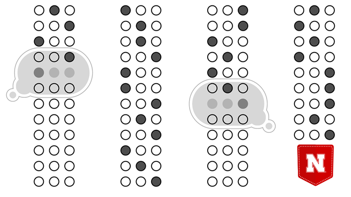 Illustration of survey bubbles